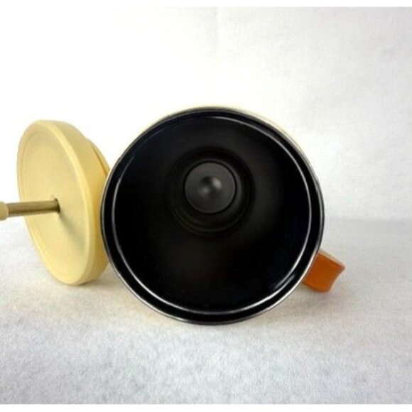 Meoky Insulated Leak Proof Tumbler with Handle & Straw 40oz - Orange/Beige - Picture 8 of 9